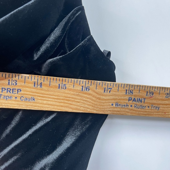 Revelry Dress Womens 12 Black Skye Velvet Maxi Elegant Sleeveless Cowl Neck - Picture 10 of 13